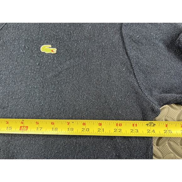 VINTAGE Izod Lacoste Sweater Adult Extra Large Blue Knit Golf Golfing Casual Men - Picture 10 of 12
